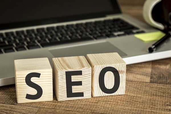 Wooden SEO blocks