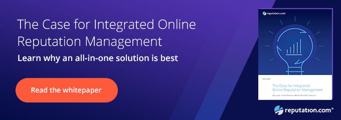 The case for integrated online reputation management