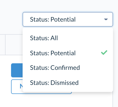 Set status to potential screenshot.