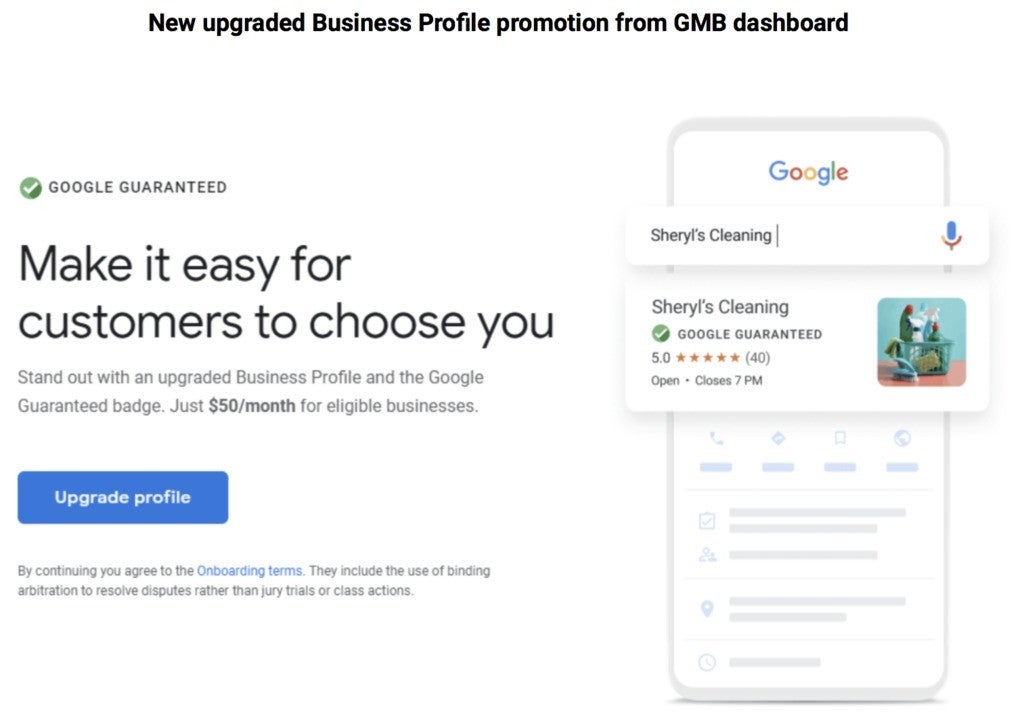 Make it easy for customer to choose you using Google my business.