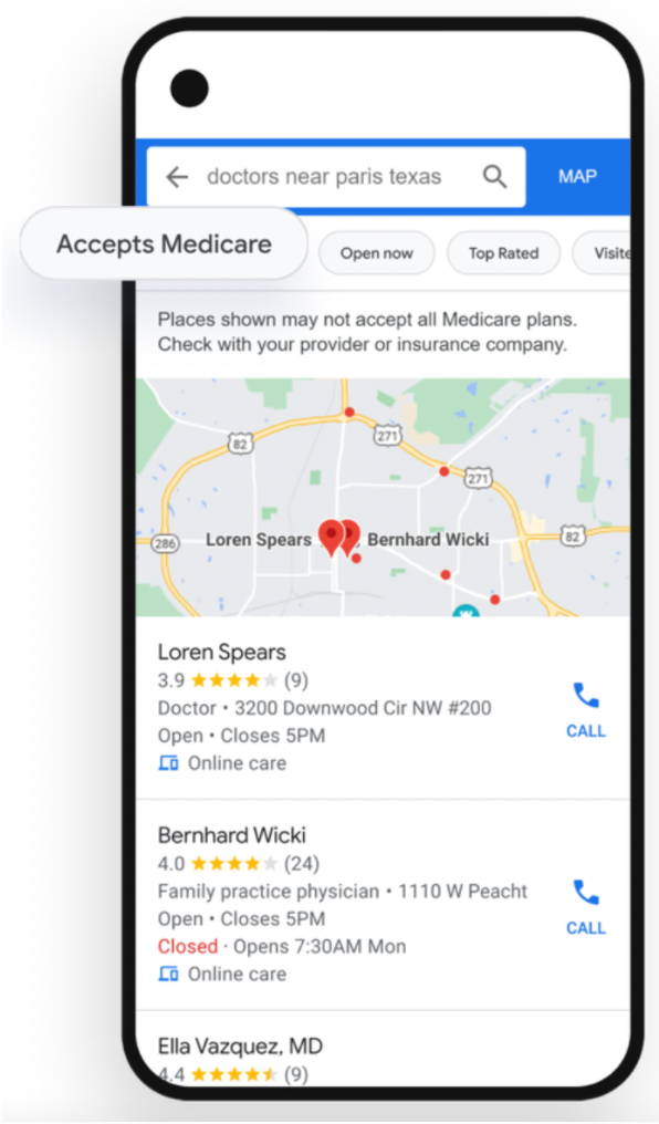 Google Business Profile insurance type