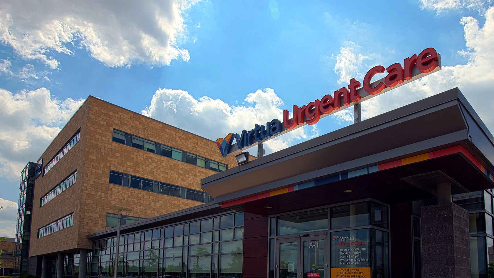 Virtua urgent care facility in Washington Township