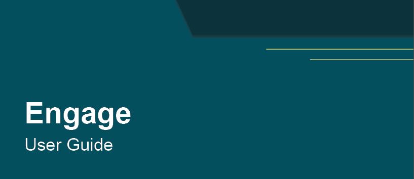 Image for Engage User Guide
