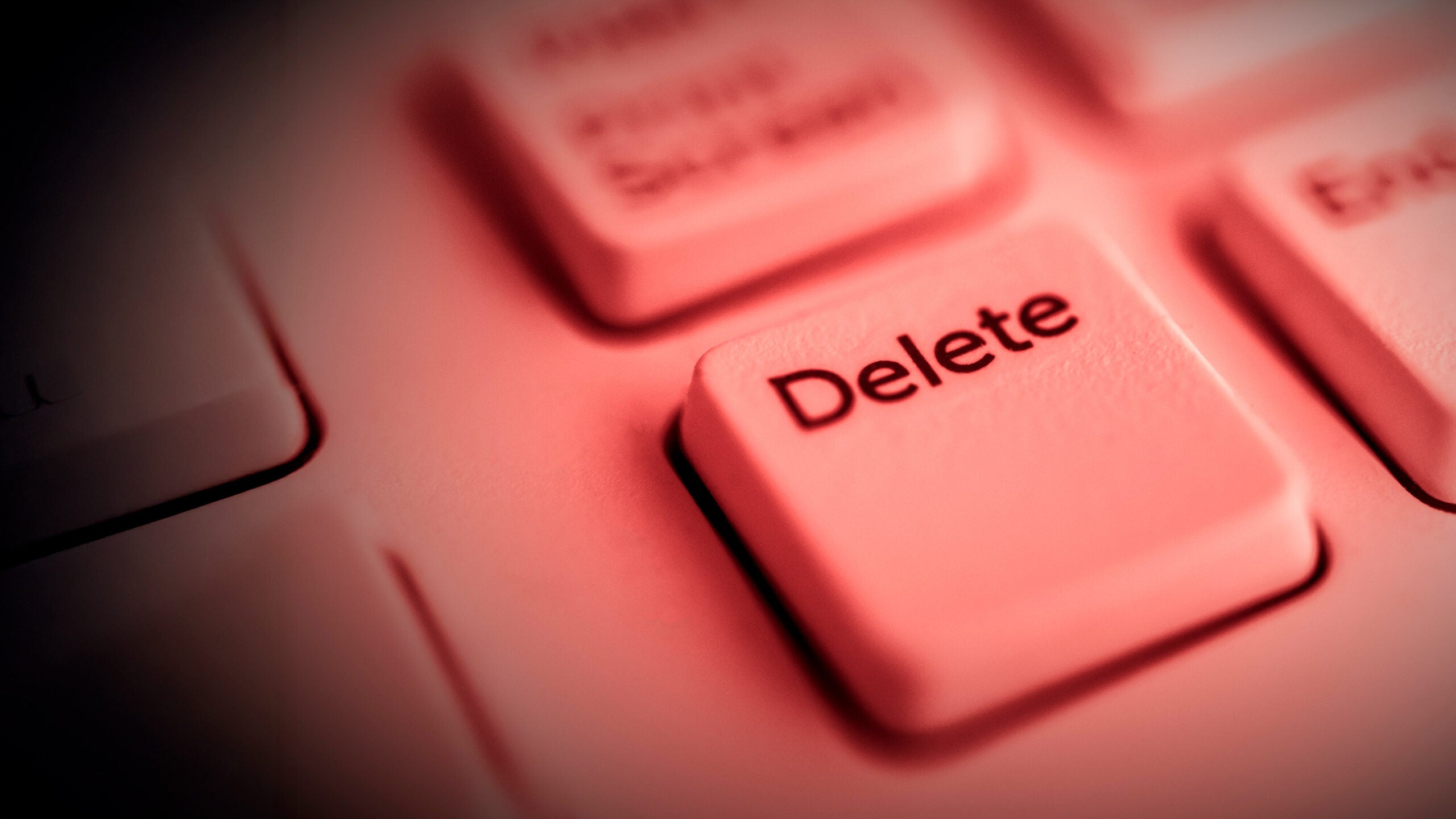 Keyboard delete key